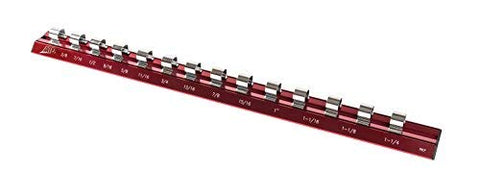 1/2" SAE Magnetic Aluminum Socket Rail