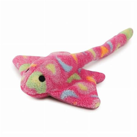 Zanies Sea Charmer Dog Toys, Pink Stingray, 11"