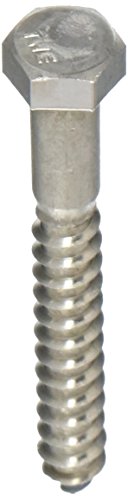 The Hillman Group 832070 3/8 x 3-Inch Stainless Steel Hex Lag Screw, 25-Pack