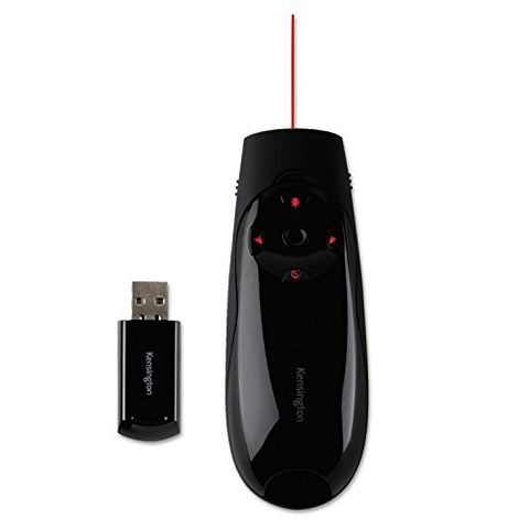 Kensington Expert Wireless Presenter with Red Laser Pointer and Cursor Control KMW72425 - Presenter Expert
