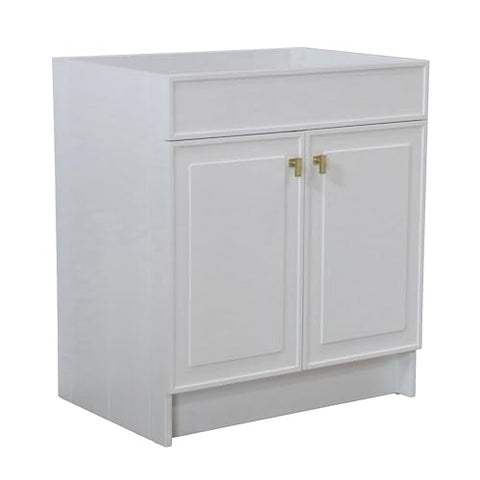 Bellaterra Home F30C-BL-CAB Vanity Cabinet, 30 in, White