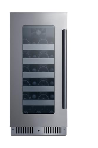 Summit 15” Wine Cellar, Built in Wine Refrigerator, 20 Bottle Capacity, Single Zone Wine Cellar, Panel Ready*- CL155WC1PNR (*Panels not included)