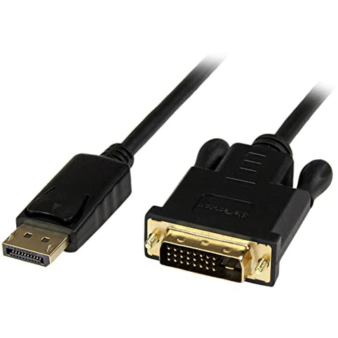 StarTech.com DisplayPort to HDMI Adapter - 4K 60Hz Active DP 1.4 to HDMI 2.0 Video Converter - DP to HDMI Monitor/TV/Display Cable Adapter Dongle - Latching DP Connector (DP2HD4K60S), Black