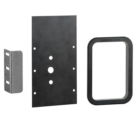 Designer Wood Locker Replacement Lock Conversion Kit - for Built-in Combination Locks (Lock not Included)