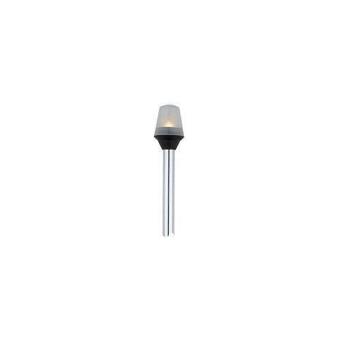 attwood Incandescent All-Round Frosted Globe Pole Light, Marine Navigation Light, White, 24 Inch Length, 5100-24-1