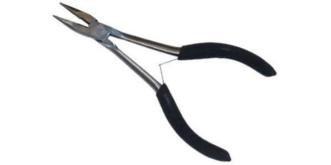 BARJAN 0751485 Needle-Nose Plier with Black Cushion and Grip Handles