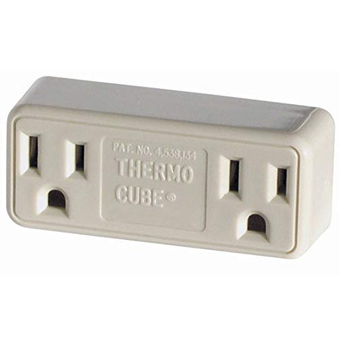 Farm Innovators TC-2 Thermo Cube Cold Weather Thermostatically Controlled Double Outlet, Auto On/Off