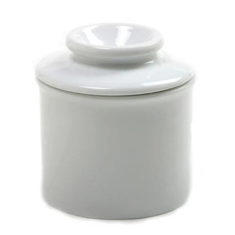 Norpro Porcelain Butter Keeper, White, 1 LB