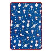 Peanuts Snoopy and Woodstock Astronauts in Space Flannel Fleece Throw Blanket | Soft Cover for Sofa, Bed | 45 x 60 Inches