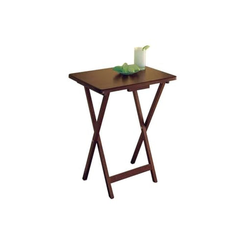 Winsome Alex Snack, 4 - Tables, Antique Walnut