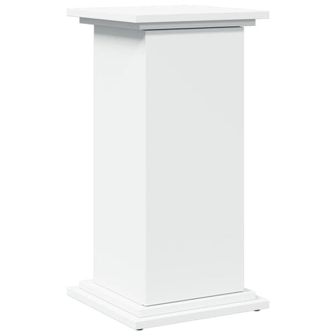 vidaXL Display Stand White Engineered Wood Medium Storage