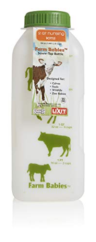 Lixit Nursing Bottle for Farm Animals, WHITE, 64 Fl Oz (Pack of 1)