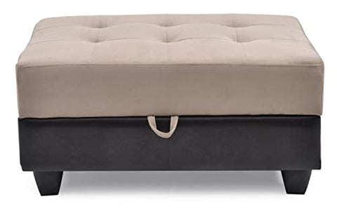 Boraam Zebra Series Alborg End Table, Rich Walnut