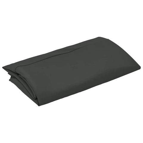 vidaXL Replacement Fabric for Cantilever Umbrella - 137.8" Anthracite Poly UV Resistant Canopy Cover