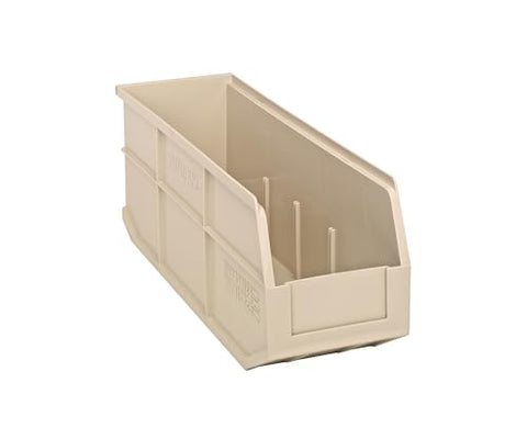 Quantum Storage SSB461 Stackable Shelf Bins Part Organizer - 18" x 6" x 7" - 6 Pack
