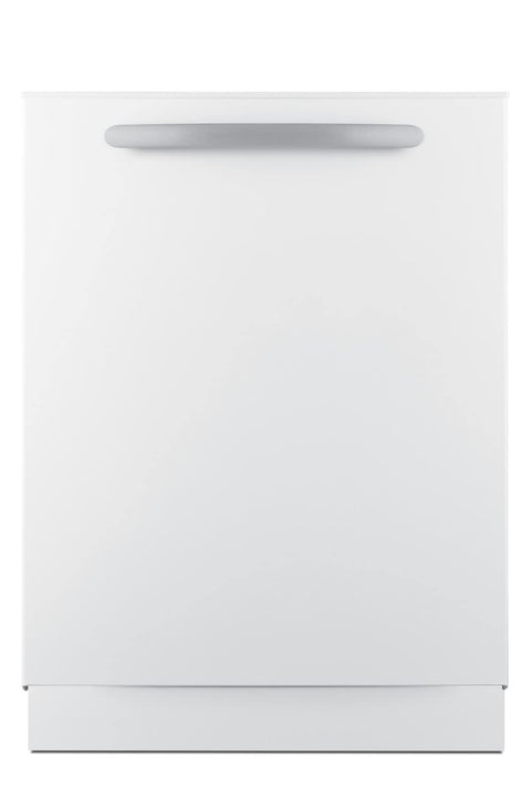 Summit Appliance DW242WADA 24" Wide ENERGY STAR Certified ADA Compliant Built-in Dishwasher with White Door, Top Control Panel, Pro Style Handle, Stainless Steel Interior, Made in Europe