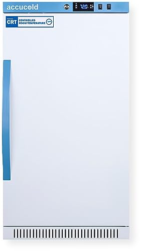 Accucold ARS32PVBIADA-CRT Upright Controlled Room Temperature Cabinet; ADA Height; Design to Store Medication, Pharmaceuticals, and other Sensitive Materials; Adjustable Temperature; Interior Light