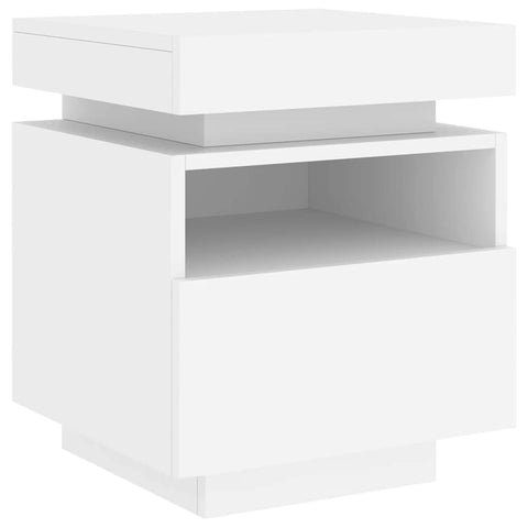 vidaXL , Rustic Nightstand, Compact Storage Table, Modern Bedroom Organizer with Drawer, Bedside Cabinet, Multifunctional Furniture