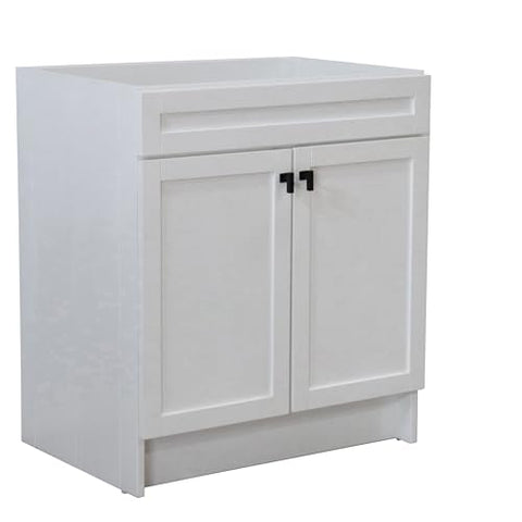 Bellaterra Home F30A-BN-CAB Bathroom Vanity, 30 in, White