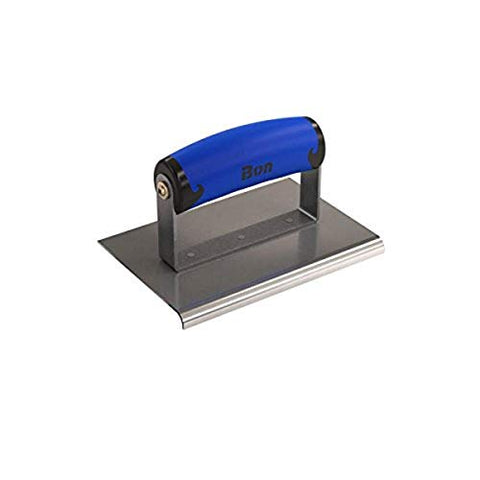 Bon 62-442 6-Inch by 4-Inch Stainless Steel Concrete Sidewalk Edger with 1/4-Inch Radius and 3/8-Inch Deep Comfort Grip Handle