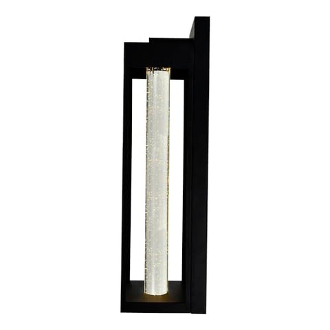 CWI Lighting Rochester LED Integrated Black Metal Outdoor Wall Light