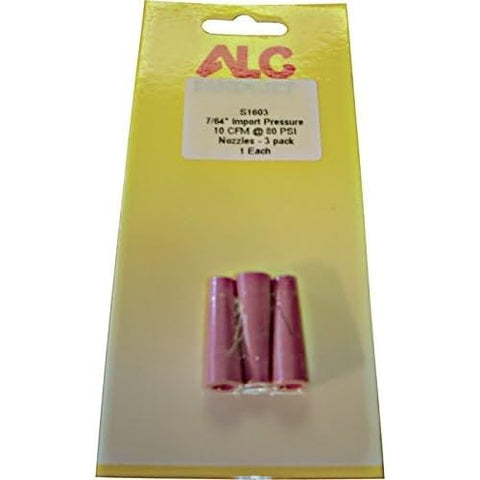 ALC Sandblasting Pressure Nozzles - 1/8 Inch, 3 Pack