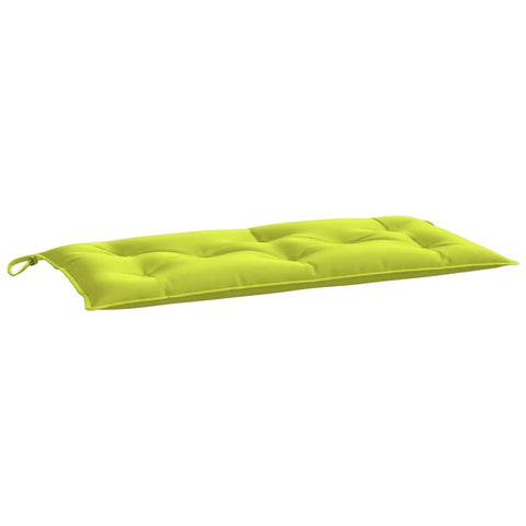 vidaXL Bright Green Outdoor Bench Cushion - 39.4" x 19.7" x 2.8" - Durable Oxford Fabric - Hollow Fiber Filling - Garden/Patio Furniture Accent