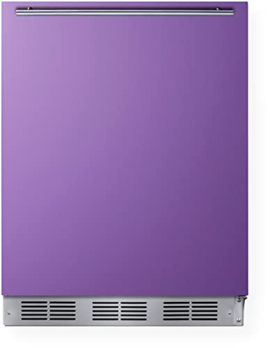Summit 24" Refrigerator, ADA Compliant, Undercounter Fridge, 5.8 cu.ft. Capacity, ENERGY STAR, Purple- BAR631BKPADA