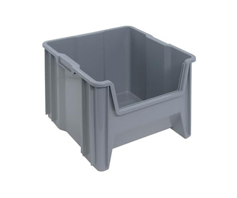 Bin,17-1/2 In. L,16-1/2 In. W,Gray