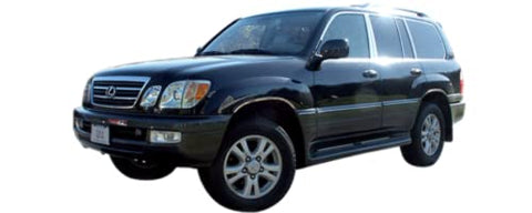 QAA is Compatible with 2004-2007 Lexus Lx470 8 Piece Stainless Pillar Post Trim PP24122