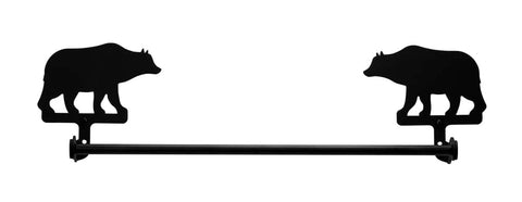 Wrought Iron Metal Small Bear Towel Rail Towel Rack