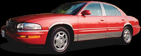 QAA is Compatible with 1997-2005 Buick Park Avenue 6 Piece Stainless Pillar Post Trim PP37581