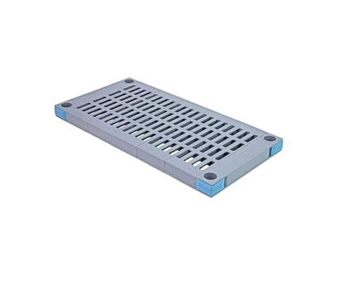 Quantum Storage Systems QP2154VS Millenia Shelf, 54" W x 21" D, 1000 lbs Capacity, Polypropylene, Gray, NSF