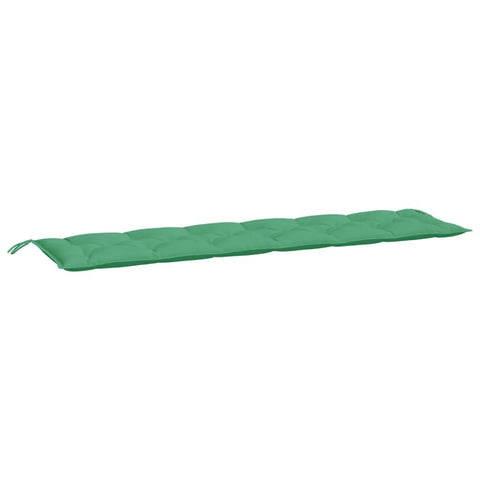 vidaXL Comfortable Garden Bench Cushion in Vibrant Green - Outdoor Patio Seat Cushion, Made of Durable Oxford Fabric, 78.7"x19.7"x2.8" with Hollow Fiber Filling