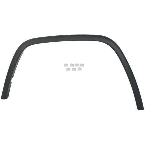 For Jeep Grand Cherokee 2011 2012 2013 2014 2015 Wheel Arch Molding Front Passenger Side | w/Clip Textured | CH1291106 | 1MP38RXFAE