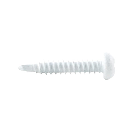 AP Products 012-PTK500W 8X1-1/2 White #8 Self-Tapping Pan Head Tri-Screws - 1.5", 500 Pack