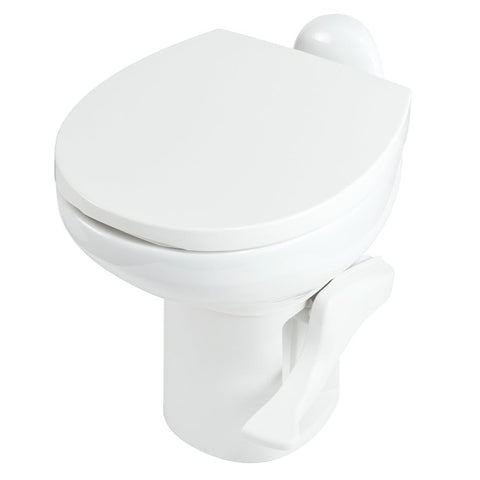 Aqua Magic Style II RV Toilet / Low Profile / White - Thetford 42059