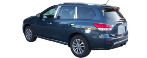 QAA is Compatible with 2013-2019 Nissan Pathfinder 6 Piece Stainless Body Molding Insert Trim Kit, 0.75" Width MI13527