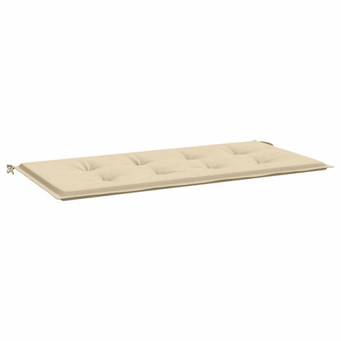 vidaXL Outdoor Garden Bench Cushion 47.2"x19.7"x1.2" - Comfortable & Durable 100% Polyester Oxford Fabric - Beige Bench Pad