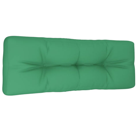 vidaXL Outdoor Pallet Cushion - 47.2"x15.7"x4.7", 100% Polyester Fabric, Durable & Comfortable - Green