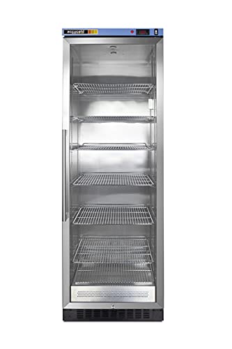 Summit Appliance PTHC155GCSS Single Chamber Passive Heating Blanket Warmer with a Self-Closing Glass Door, Stainless Steel Interior, Right Hand Door Swing, Stainless Steel Cabinet and Lock