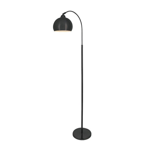 Lite Source Palesa 65 1/2" Dark Bronze Metal Modern Dome Floor Lamp