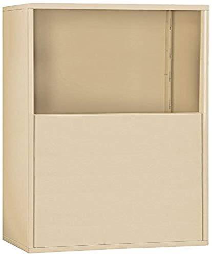 Salsbury Industries 19955SAN Free-Standing Enclosure for Recessed Mounted Cell Phone Lockers, Sandstone