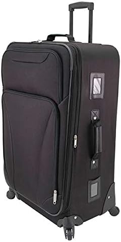 Mercury 28 Inch Value Upright Suitcase, Black