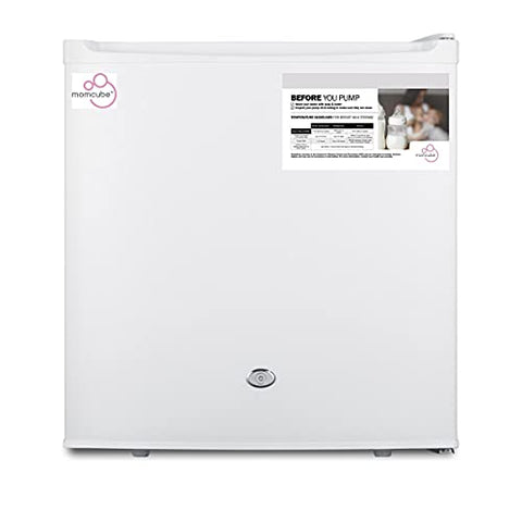 ACCUCOLD Momcube 19” Breast Milk Refrigerator, 1.7 cu.ft. Capacity, Compact Refrigerator, Medical Refrigerator, Lock, White - MC2