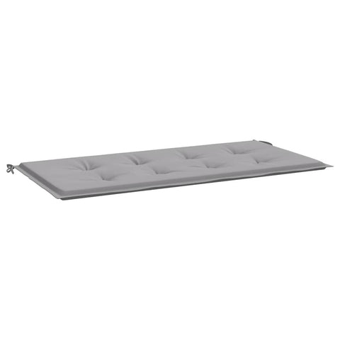 vidaXL Outdoor Garden Bench Cushion - Gray Oxford Fabric Seat Cushion, Comfortable Foam Fiber Filling, Ideal Size 39.4"x19.7"x1.2"