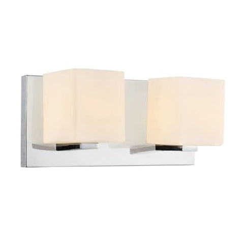 CWI Lighting 20'' 3-Light Vanity Light with Satin Nickel Finish for Bathroom, Hallway, Powder Room – G9 LED Compatible – Off-White Glass Shades, Clean Contemporary Style