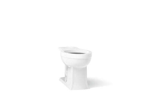 KOHLER K-4356-0 Archer Comfort Height Elongated Bowl, Chair-Height Toilet Bowl, Toilet Bowl Only, White