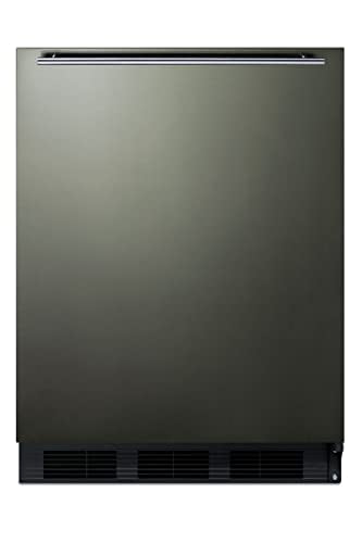 Summit Appliance FF63BKBIKSHHADA 32.25 x 23.63 x 23 in. ADA Compliant Built-In Undercounter All-Refrigerator, Black Stainless Steel