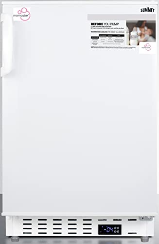 Summit Appliance 2.68 CU. FT. Manual DEFROST Upright MOMCUBE Breast Milk Freezer in White